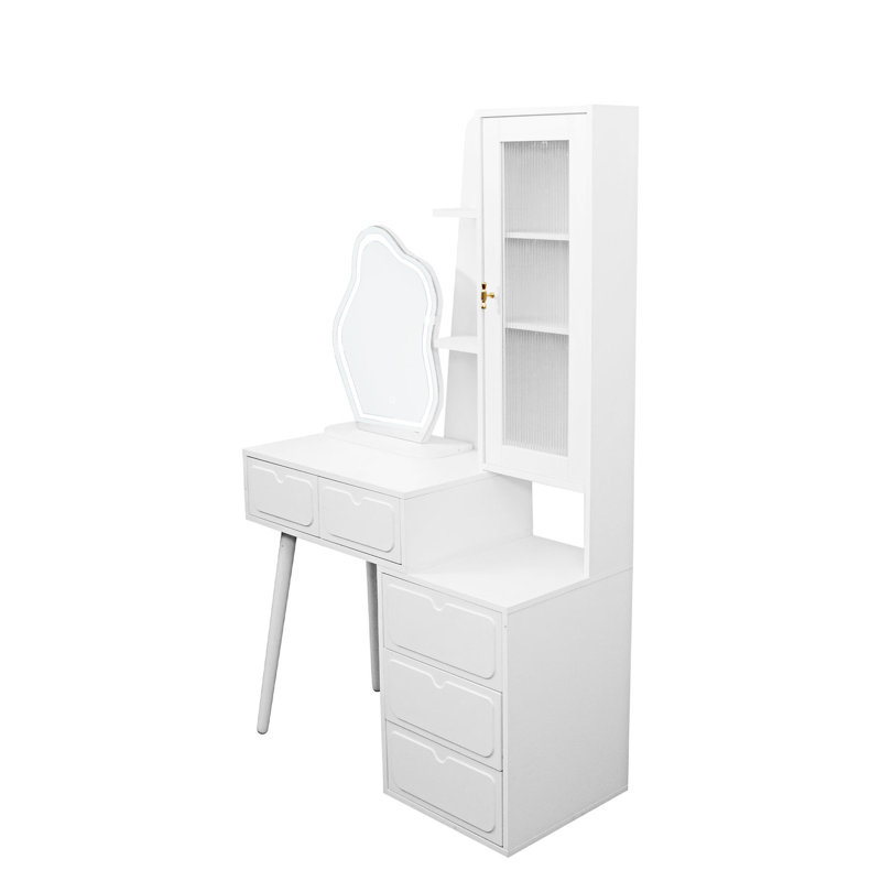 Vanity Table With Mirror And Lights