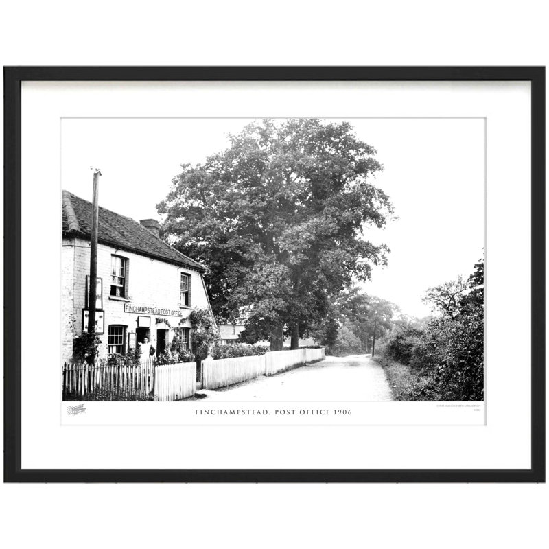 Finchampstead, Post Office 1906 - Single Picture Frame Print, 60cm H X 80cm W x 2cm D