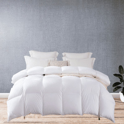 Édredon en duvet d'oie blanche 500TC Marseille 625