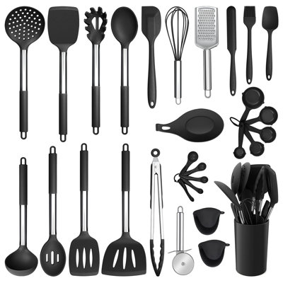 Ensemble d'ustensiles en silicone Wuyi