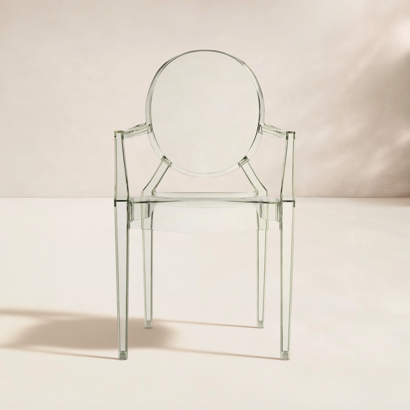 Louis Ghost Outdoor Dining Armchair, Green