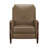 Liauro 32.3" Wide Genuine Leather Manual Push Back Recliner with Solid Wood Handrail-1636698623