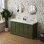 Meuble-lavabo double autoportant 60,58 po Nali-351989348