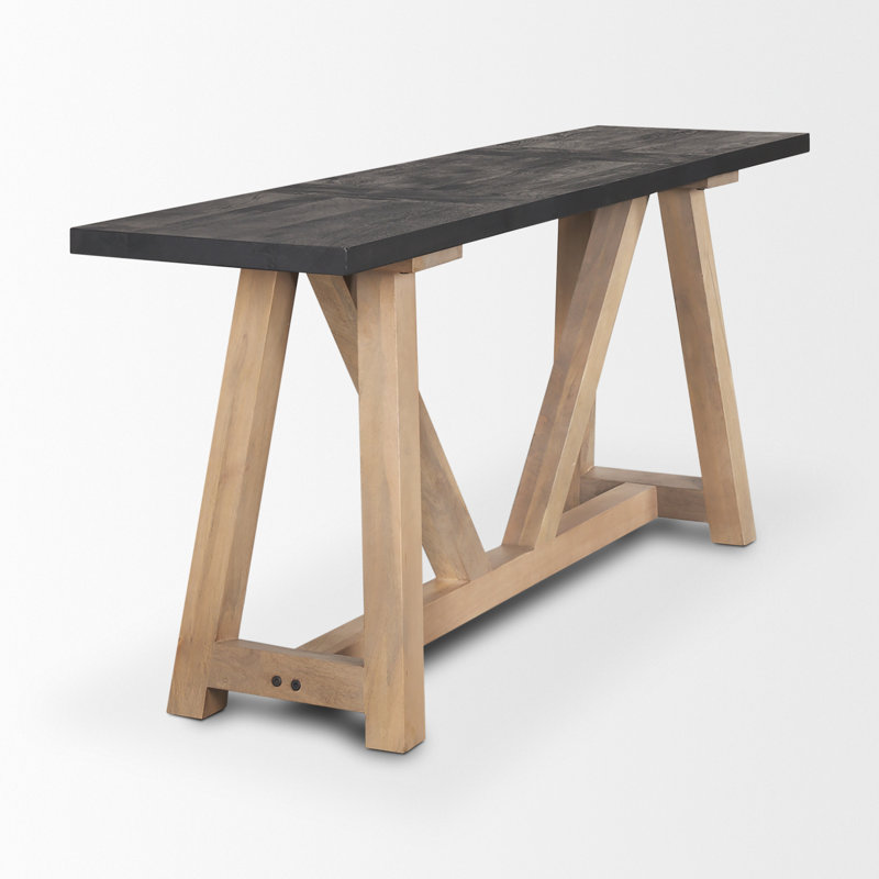 Console en bois massif Zaley