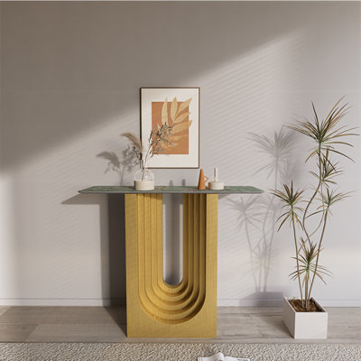 Modern simple console table.