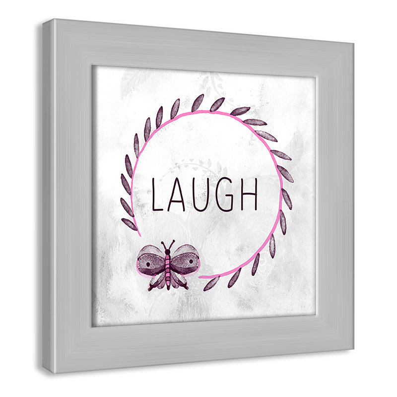 Adhésif décoratif 1 pi My Girl, H 8 po x l 8 po x P 0,6 po, Encadré plat argent