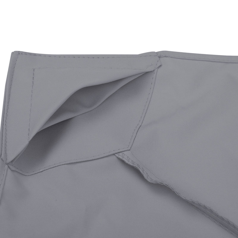 Auvent de remplacement pour abri de jardin gris foncé, 9,8 pi x 9,8 pi, gris, preuve