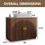 Meuble-lavabo simple 36 po avec comptoir en pierre et lavabo-158259878-158259873