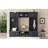 4-In-1 Detachable Hall Tree With Storage And 7 Hooks, Multiple Functions Hallway Coat Rack With Storage Drawers And Cabinet, Antique Blue Shoe Bench For Entryway Hallway
