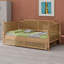 Lit de jour traditionnel en rotin avec lit gigogne, parfait pour les chambres compactes-2121215438-2121215433