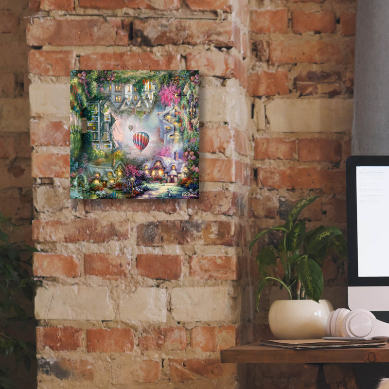 Art mural sur toile «Winston Porter» par Nicky Boehme, H 12 po x l 12 po