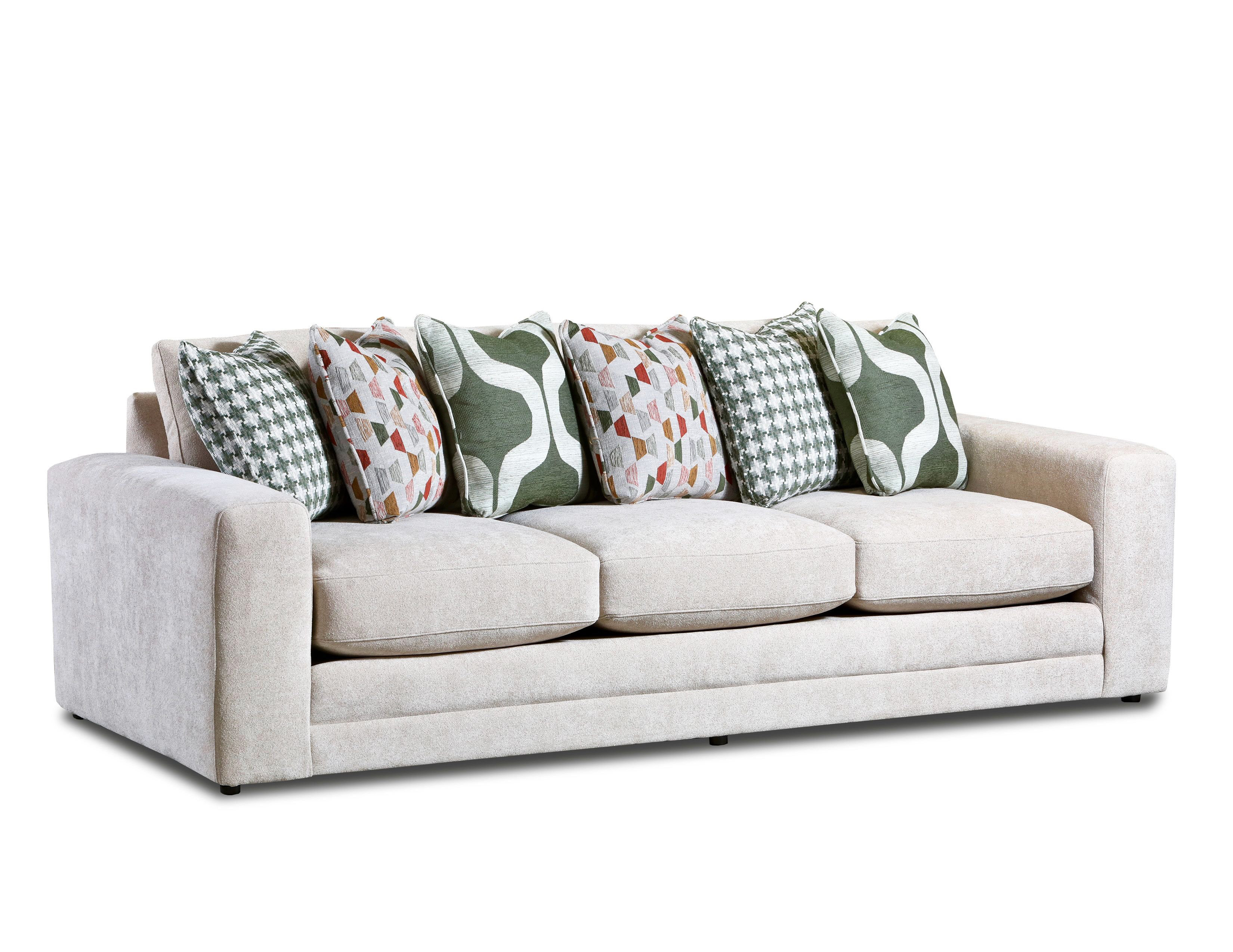 Southern Home Furnishings 98'' Upholstered Sofa | Wayfair