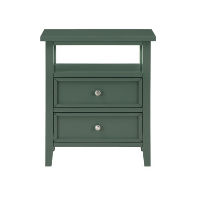 Weston Vintage Green 2 Drawer Nightstand