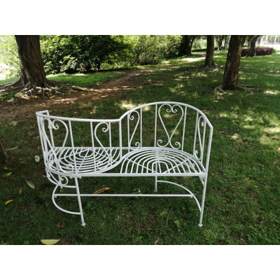  Banc de jardin en métal Vis-A-Vis