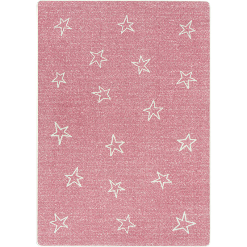 Tapis Shine On Blush par Joy Carpets, Rectangle 7 pi 8 po x 10 pi 9 po