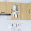 Kitchen Wall Cabinet With Glass Door Kalmar Engineered Wood-1238866950