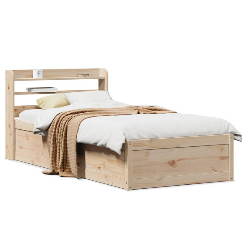 Storage Bed, Small Single (2'6), Brown
