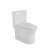 Antimicrobial Ceramic 1.1/1.6 GPF Elongated 29.5"H Comfort Height Floor Mounted One-Piece Toilet, Soft Seat Close, Stain Resistant, Scratch Resistant, Leak Resistant