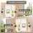 Cyrille Recessed & Surface Framed Medicine Cabinet with Mirror and Shelves-819392668-819396607