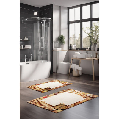 Ensemble de tapis de bain Eakly (2 pièces)