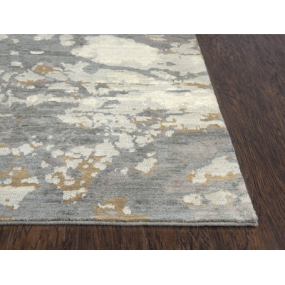 Wool Abstract Indoor Rug