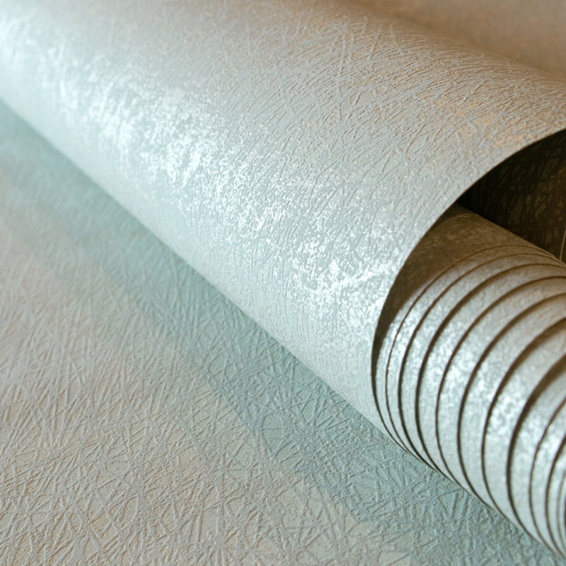 Slow Living Metallic Abstract Texture Wallpaper Roll, Frost Mint