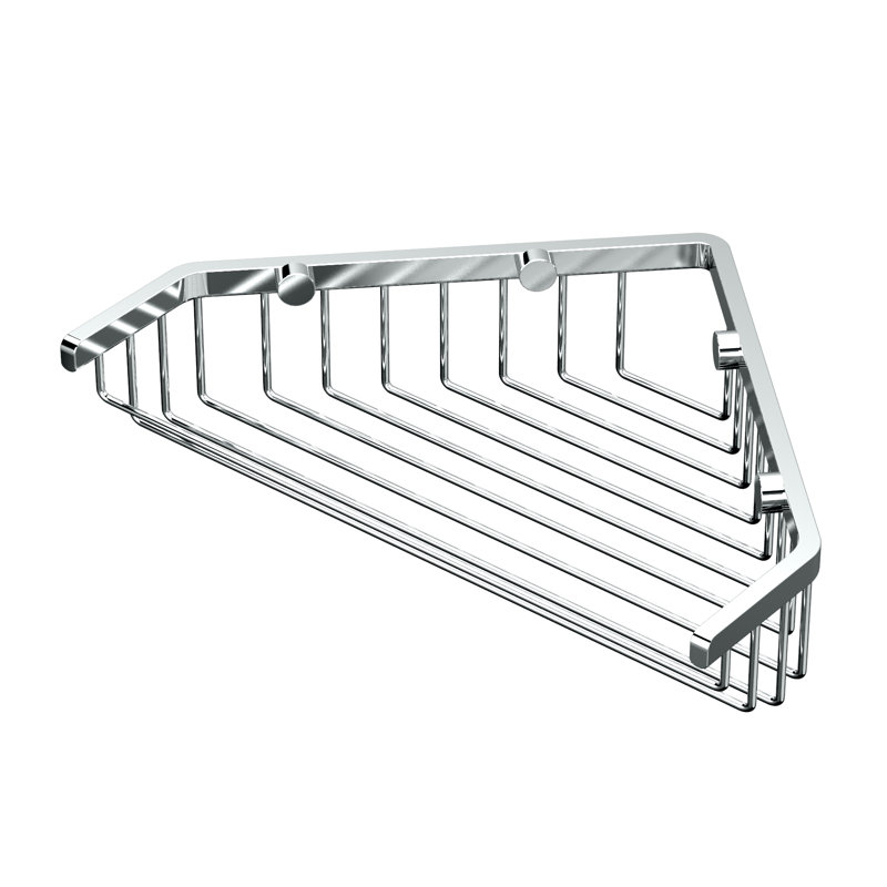 Panier de douche en acier inoxydable, Chrome, l 7 po