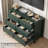 6 Drawer Dresser with Metal Knobs, 47.2" Wide Wooden Double Storage Chest for Bedroom Entryway Hallway-55292698