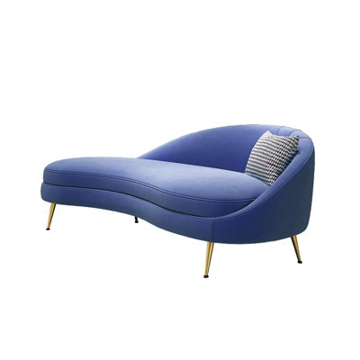 Bevens Upholstered Chaise Lounge by Everly Quinn
