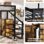 Lit mezzanine avec bureau, support de rangement et zone de chargement intégrée pour petits dortoirs
