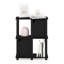 Étagère de rangement à 3 niveaux avec 2 portes Latitude Run® en chêne noir Latitude Black®-1417079602-1417056155