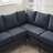 L Shaped Sectional Sofa (Gray)