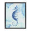 Cadre flottant aquarelle Seahorse Expression, design par Camila Juncos-1736308217-1736308216