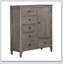 Mobilier de chambre à coucher moderne avec poignées rondes en bois brossé 1Pc