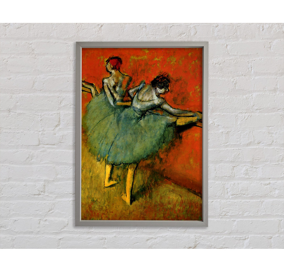 Dancers At The Bar #1 von Degas - Einzelbildrahmen Kunstdrucke auf Leinwand