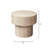 Notch Solid Wood End Table-94571626