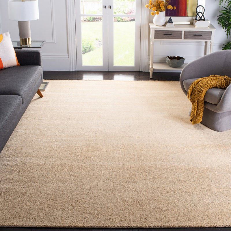 Tapis beige en laine Moreau, Rectangle 8 pi x 10 pi