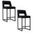 26 Inch Fresh Look Upholstered Faux Leather Counter Height Bar Stools With Metal Frame-124553238-109486877