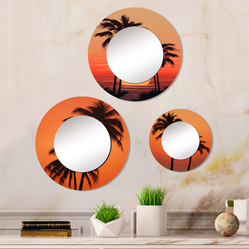 Lorenc Metal Round Mirror