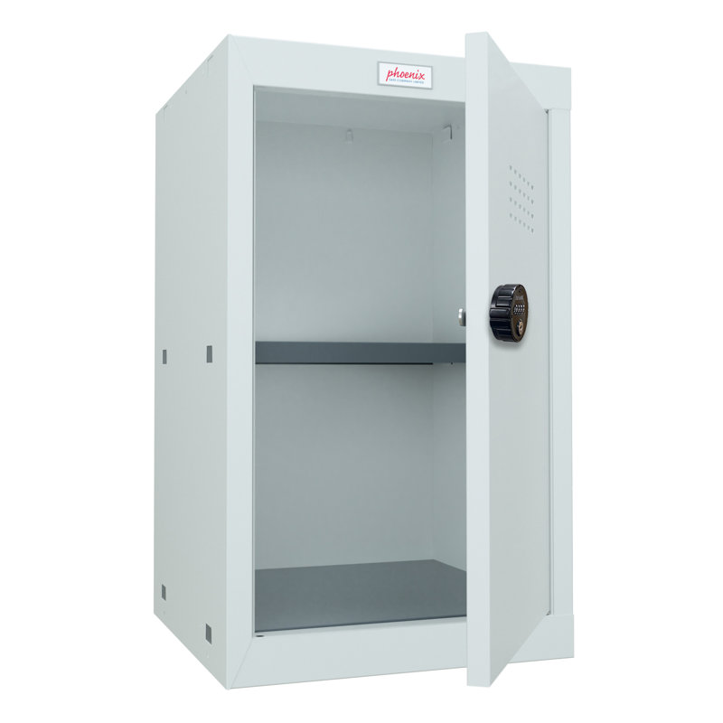 Metal 1 - Tier 40cm with Dial / Combination, Light Grey