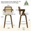 Tabouret de bar et de comptoir rembourré avec accoudoirs-2133399062-2129382408