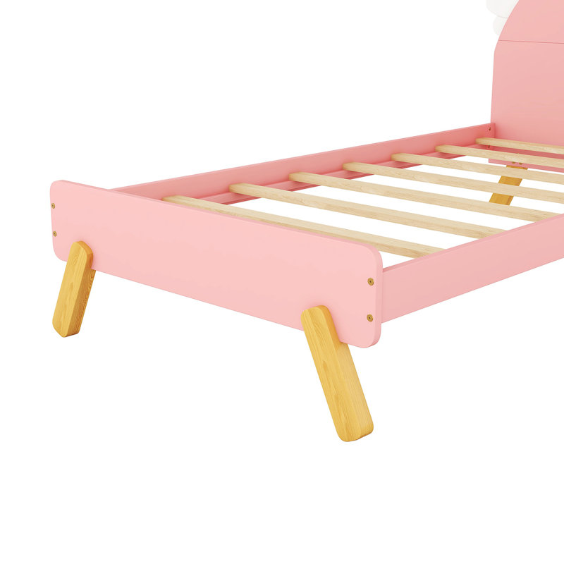 Base de lit plateforme avec tête de lit Hatherleigh, Simple