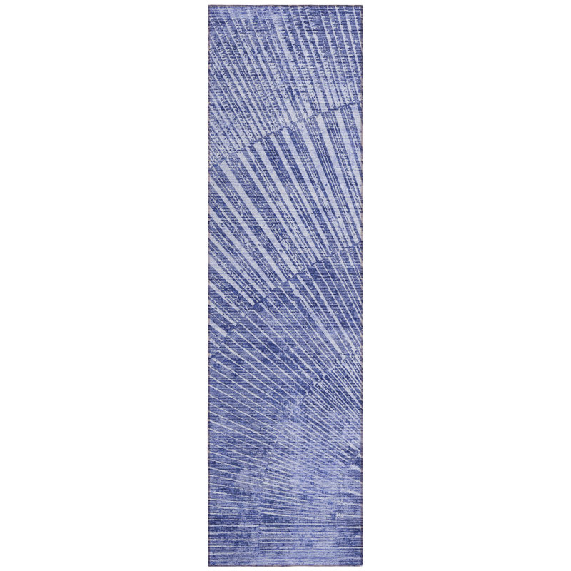 Nikkie Washable Abstract Indoor / Outdoor Rug, Runner 2'3" x 7'6"