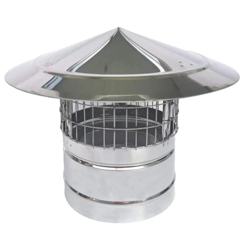 Chapeau de cheminée en acier inoxydable