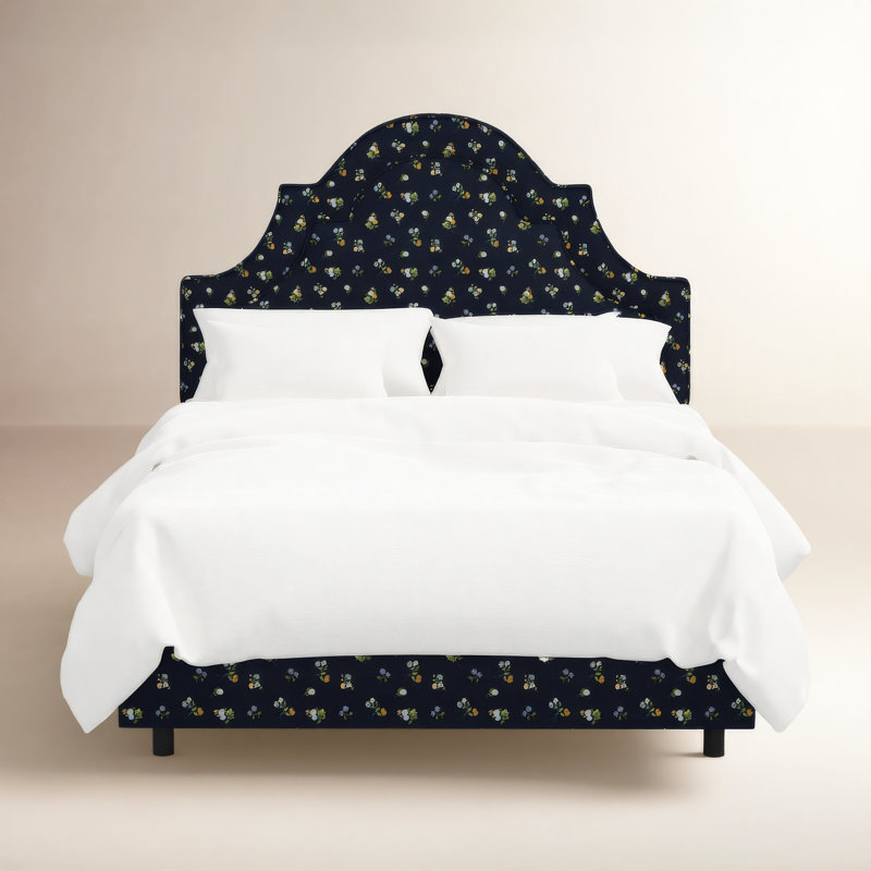 Marion Bed In Ditsy Dahlia Navy, Twin, Ditsy Dahlia Navy