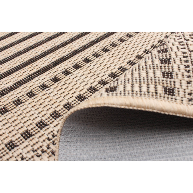 Bralynn Striped Indoor / Outdoor Rug, Runner 2'2" x 6'7"