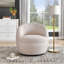 Fauteuil demi-tonneau 360 pivotant en sherpa-1202799154