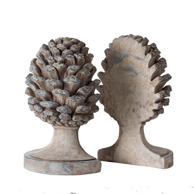 Rustic Resin Bookends