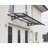 Palram - Canopia Herald Convex Door Awning in Gray-94128950