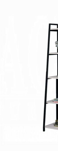 Wendral Natural & Black Finish 16"W Bookshelf